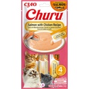 Ostatné krmivo pre mačky Churu Cat Chicken with Salmon 4 x 14 g