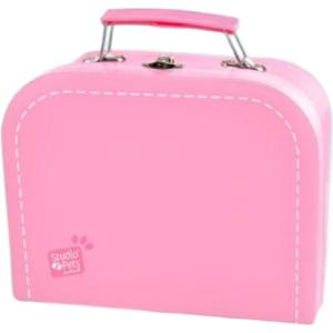 Studio Pets Куфарче за плюшени играчки Studio Pets - С паспорт, 16 cm, розово (6336) - baby