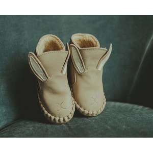 Donsje Бебешки кожени обувки Kapi Classic Booties Bunny (1028002.)