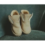 Donsje Бебешки кожени обувки Kapi Classic Booties Bunny