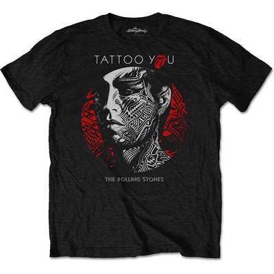 Rolling Stones tričko Tattoo You Circle čierna