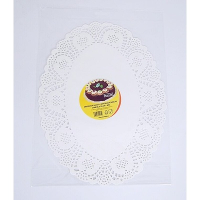 Krajka Dessert ovál 26x35 / 8 ks / 2511649