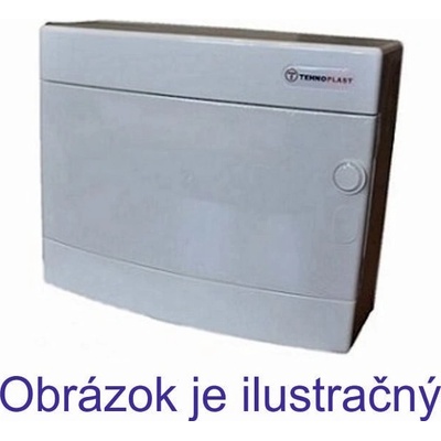 CB Elektro Rozvádzač nástenný 8M, IP40, biele. dv., N4/8 C/N (Technoplast)