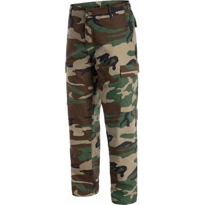 Kalhoty Mil-tec US BDU polní woodland