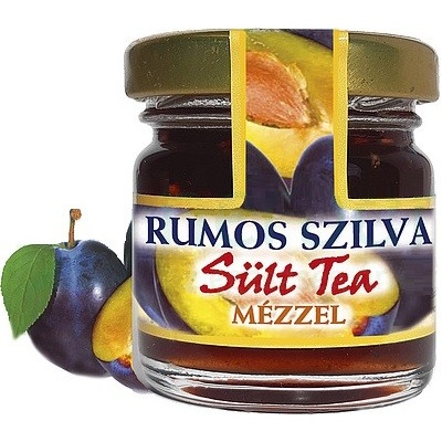 Mecsek Pečený čaj s příchutí švestky s rumem a medem 40 ml