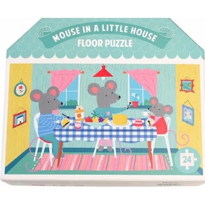 Rex London Детски пъзел Rex London - Мишка в къща 2, 24 части (29190)