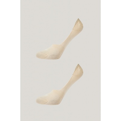 Gant ponožky INVISIBLE SOCKS 2-PACK IVORY WHITE