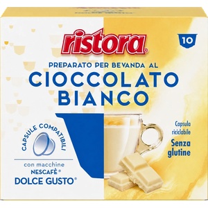 ristora Кафе капсули Ristora бял шоколад за Dolce Gusto, 10 бр