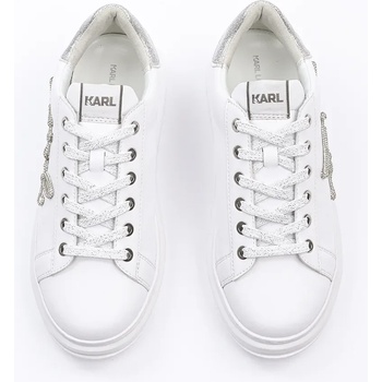 Karl Lagerfeld Кожени маратонки Karl Lagerfeld KAPRI в бяло KL62511G (KL62511G.01S)