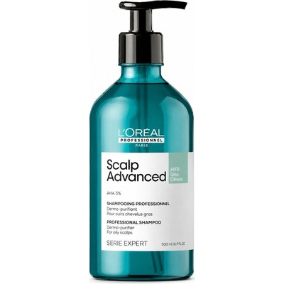 L'Oréal Scalp Advanced Anti Oiliness Dermo Purifier Shampoo 500 ml