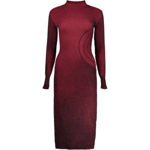 Desigual Дълга дамска рокля desigual, Размер m, Цвят Червено (26wwvf03_ro3029)