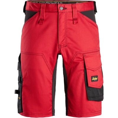 Snickers Workwear pracovní kraťasy AllroundWork Stretch červené