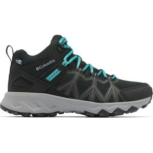 Columbia Дамски туристически обувки Columbia Women's Peakfreak II Mid Outdry Walking boots - Black / Teal - размер 39, 5 (EU) (119-0607-0418)
