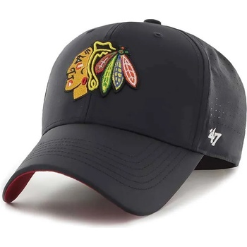 47 brand Шапка с козирка 47 brand Nhl Chicago Blackhawks в черно с апликация (H.BKLNE04BBV.BK)