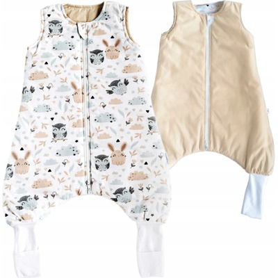 BabyU Spací pytel Comfort bavlna s nohavicemi a ponožkami S