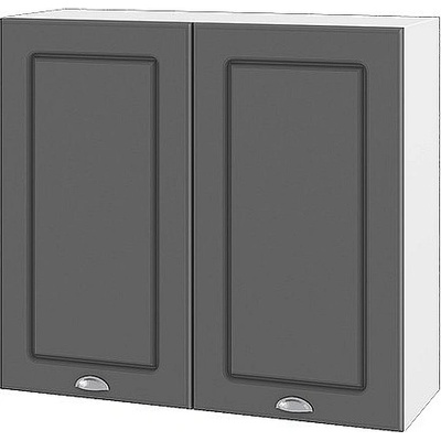 ИРИМ Горен кухненски шкаф Сити БФ-Цимент мат-06-4 80 см