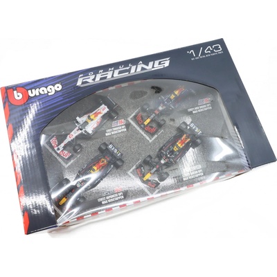 Bburago Red Bull Racing Max Verstappen World Champion Set 4 ks 1:43