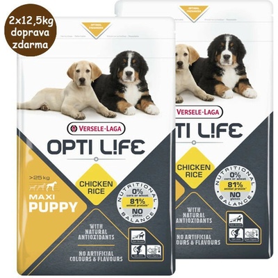 Versele-Laga Opti Life Puppy Maxi 2 x 12,5 kg