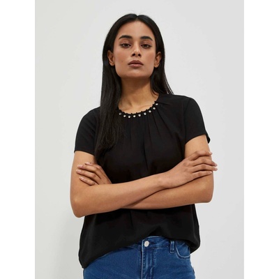 Moodo Черна дамска блуза Moodo Moodo | Cheren | ЖЕНИ | XS