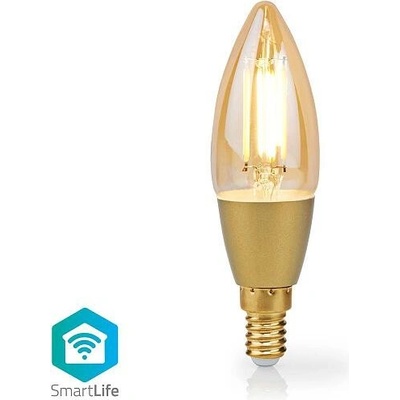 SmartLife LED žárovka Wi-Fi E14 470 lm 4.9 W Teplá Bílá 1800 3000 K Sklo Android IOS Svíčka