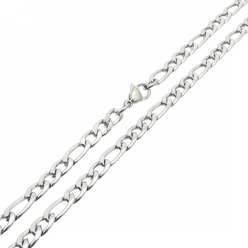 HARAHU Мъжка верижка ot-34269 - Сребърна / 60см kp34269 (ot-34269)