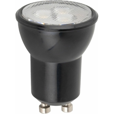 TK Lighting Černá LED bodová žárovka 3W GU10 MR11 230V