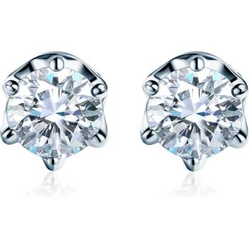 SAVICKI Обеци Savicki: двуцветно злато, лабораторни диаманти