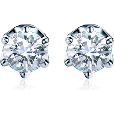 SAVICKI Обеци Savicki: двуцветно злато, лабораторни диаманти