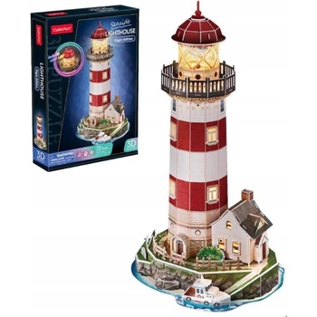 CubicFun 3D Puzzle Noční edice Maják 72 ks