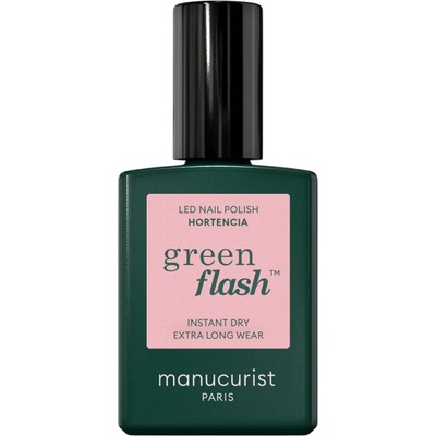Manucurist Gélový lak na nechty Green Flash ™ LED Nail Polish 15 ml Hortencia