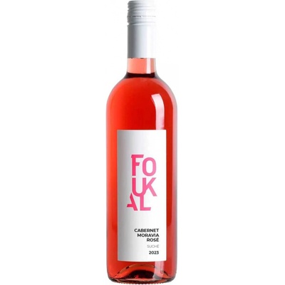 Vinařství Foukal Cabernet Moravia rosé 2023 kabinet 12% 0,75 l (holá láhev)