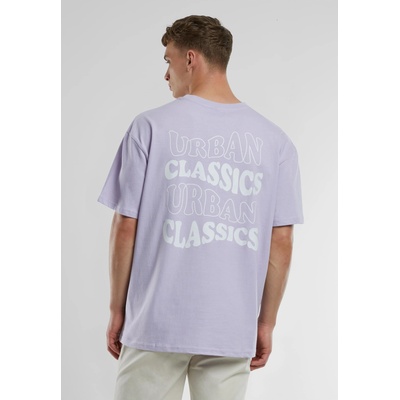 Urban Classics Мъжка тениска в лилаво Urban Classics UC Weavy OversizedUB-TB7552-00145 - Лилав, размер M