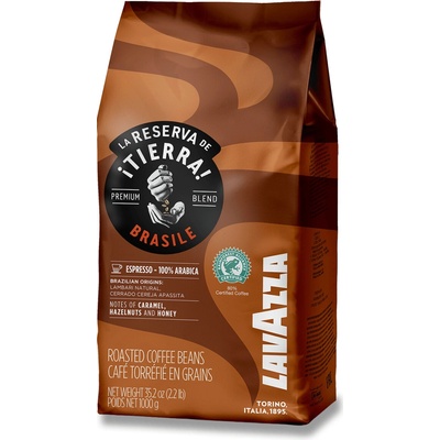 Lavazza !Tierra! Brasile 100% Arabica Espresso zrnková 1 kg