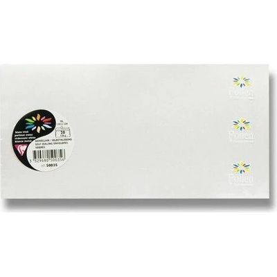 Obálka CF -DL perleť. bílá samolepící 120g (20ks)