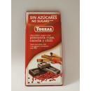 Čokolády Torras Čokoláda hořká se skořicí a pepřem bez cukru 75 g