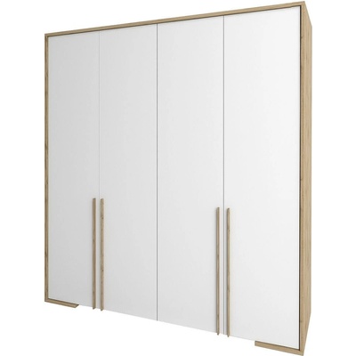 Nabbi Finni W 4D dub wotan / biela 200 cm