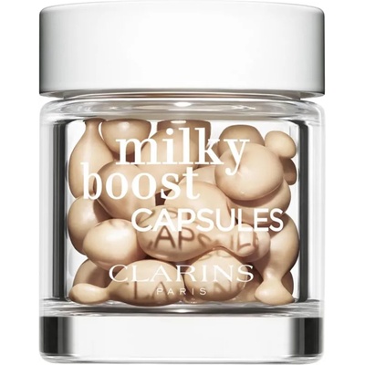 Clarins Milky Boost Capsules озаряващ фон дьо тен капсули цвят 01 30x0, 2ml