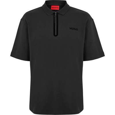 HUGO Блуза с яка HUGO Men's Dubilo Short Sleeve Polo Shirt - Black