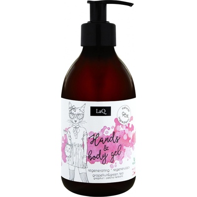 LaQ Fruit Line Grapefruit & Green Tea osviežujúci sprchový gél 300 ml