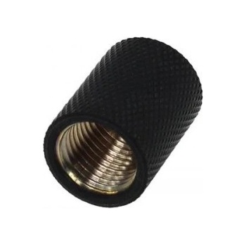 Alphacool Муфа Alphacool, Вътрешна резба G1/4 AG - G1/4 AG, Черен мат (AC-64219)