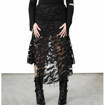 Killstar sukňa dámska Nightdew Midi black