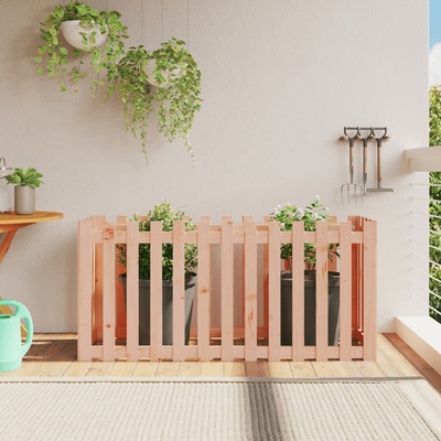 Petrashop Vyvýšený záhon plotový design 150x50x70 cm masivní douglaska Hnědý