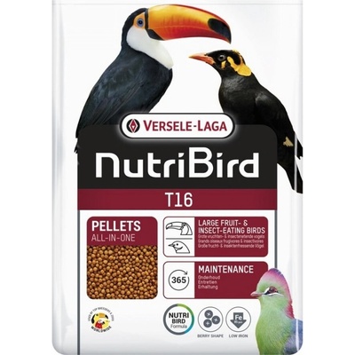 Versele-Laga Versele Laga Nuribird T16 Toucan пълноценна екструдирана храна за тукани и други големи плодоядни птици 10kg