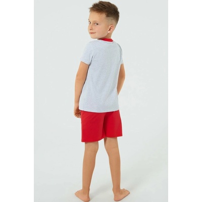 Italian Fashion Junák sivo-červené