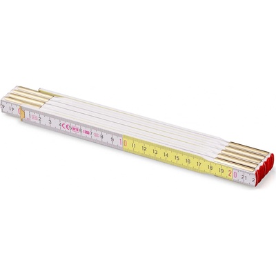 Metrie skládací metr Profi 10 bílý žlutý 2 m