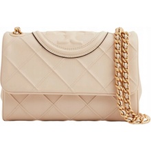 Tory Burch kabelka obálka FLEMING SOFT SMALL CONVERTIBLE SHOULDER BAG prírodná koža béžová