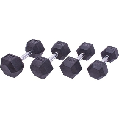 Sportago Hexagon Sada činek - 7,5 + 10 + 12,5 + 15 kg
