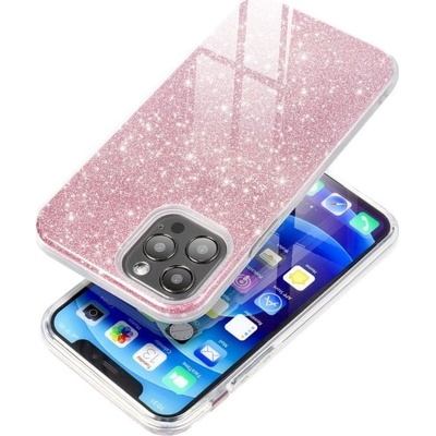 Pouzdro Focell Shining Samsung Galaxy A7 2018 A750 Růžové
