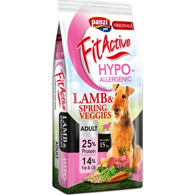 FitActive Originals Adult Hypoallergenic jahňacie so zeleninou 15 kg