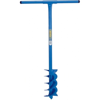 zahrada-XL Draper Tools Půdní vrták na sloupky 1070 x 155 mm modrý 24414